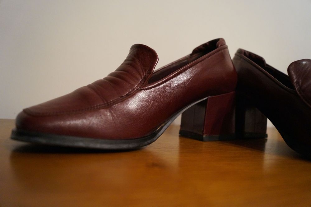 Sapatos Retro Bordeaux
