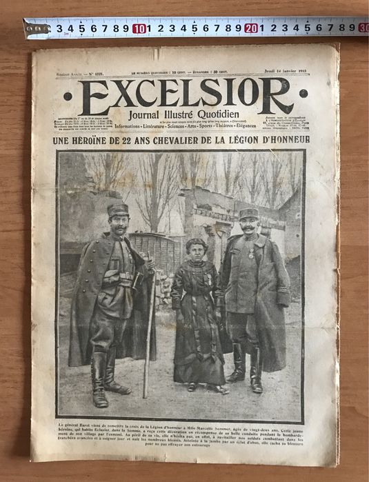 Газета Франции 1915 год