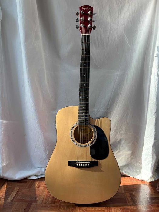 Vendo Guitarra Eletro-Acustica Fender Squier SA-105CE