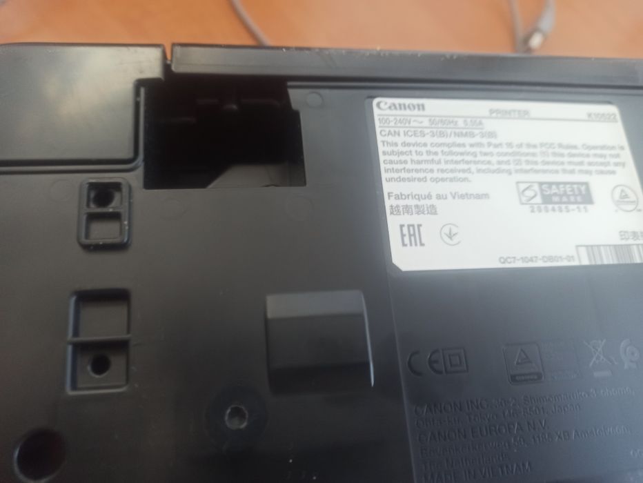 Canon printer пищевой