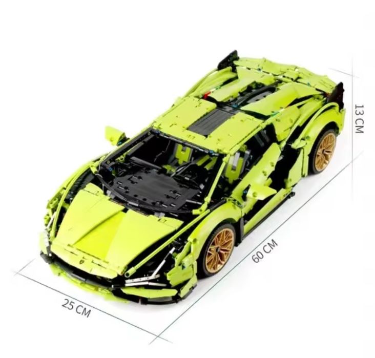 Nowe Klocki Technic Lamborghini Sian FKP 37 na wzór 42115 (Nie Lego)