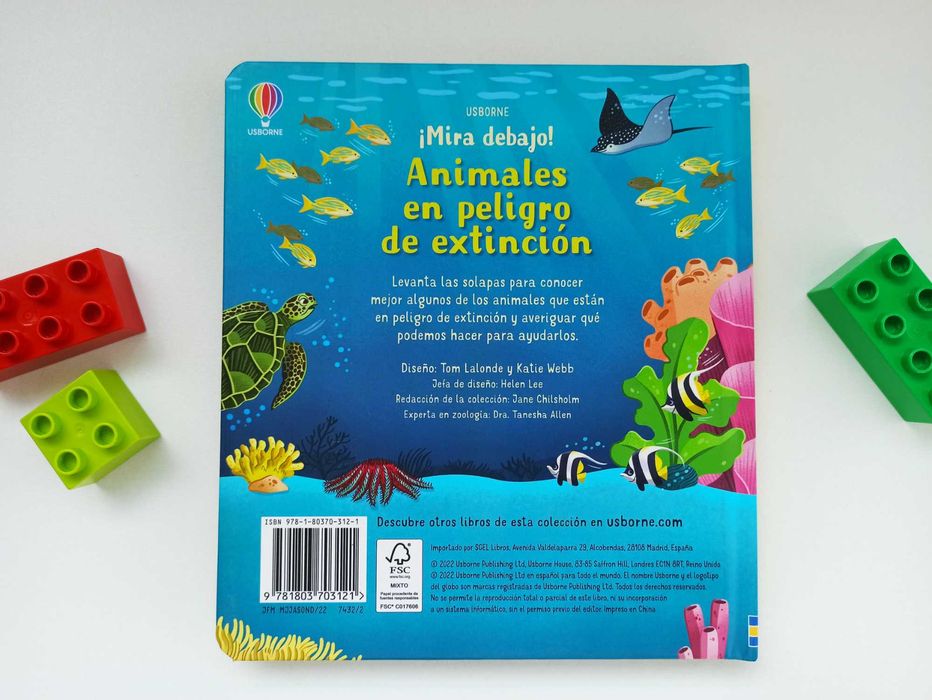 Animales en peligro de extinción - Usborne po hiszpańsku