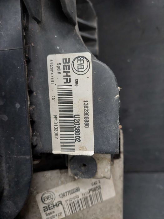 Fiat Ducato III Lift 2.2HDI Komplet Chłodnice Wentylator