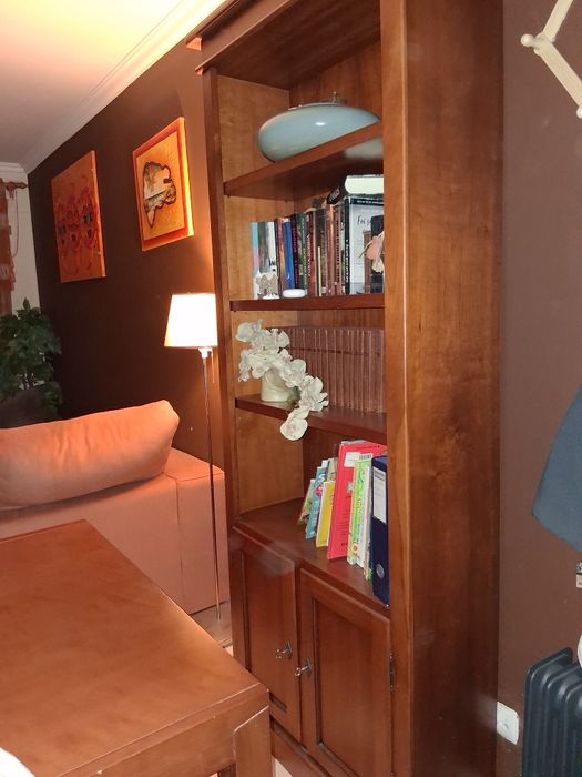 Estante cerejeira com 2 portas
