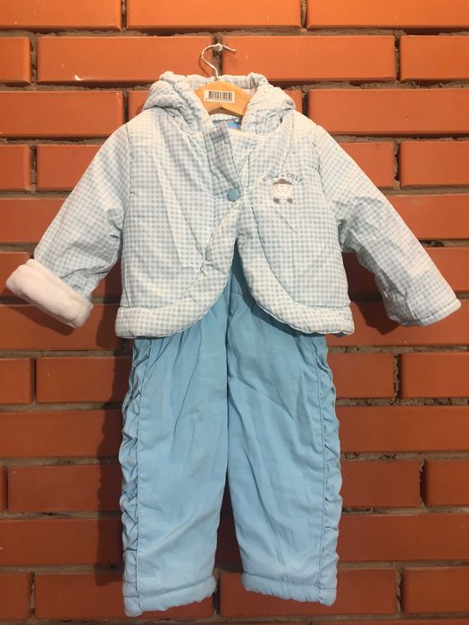 Комбинезон topolino 74 см ( 6-8 мес) зимний.