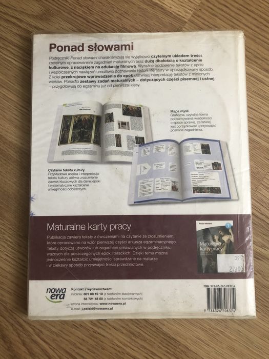 Ponad słowami podręcznik do języka polskiego klasa 1część 1