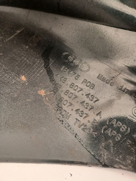 Audi A7 II 2 C8 18- Zderzak przedni przód PDC spryski klapka Zaślepka