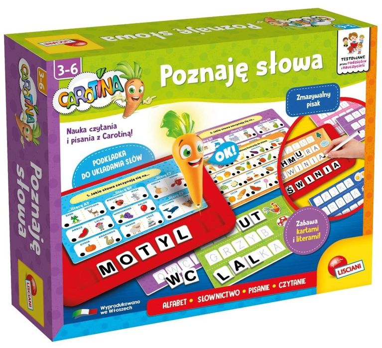 Carotina poznaję słowa pudełko,270x80 mm