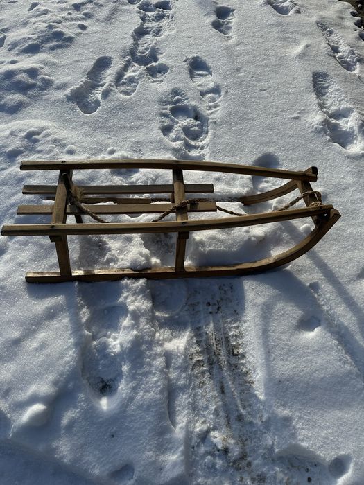 Sanki drewniane 100cm.