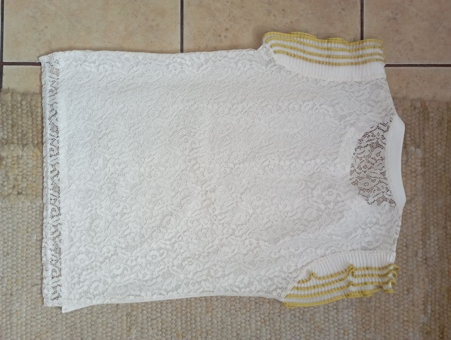 Bluzka biała koronka