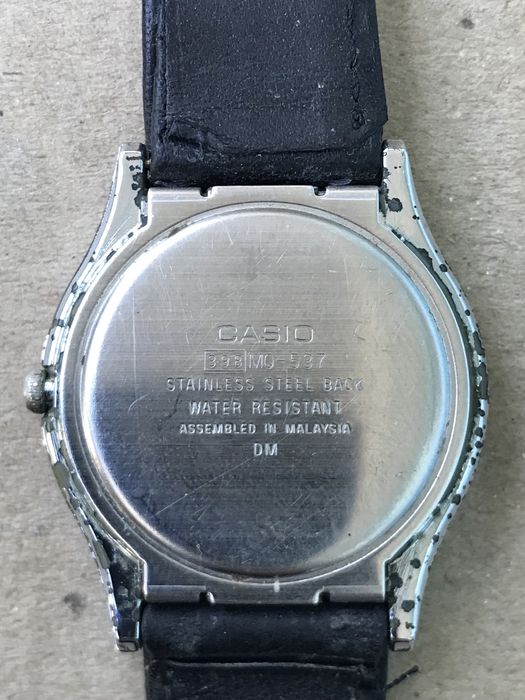 Casio Quartz часы MQ-537 Винтаж Сборка Малайзия