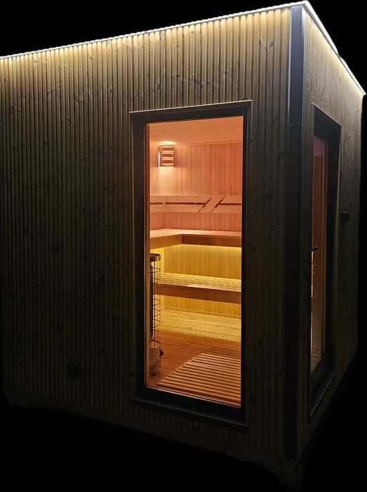 Sauna GoHell Box 240|PREMIUM| Termososna| Harvia 9kW | LED |