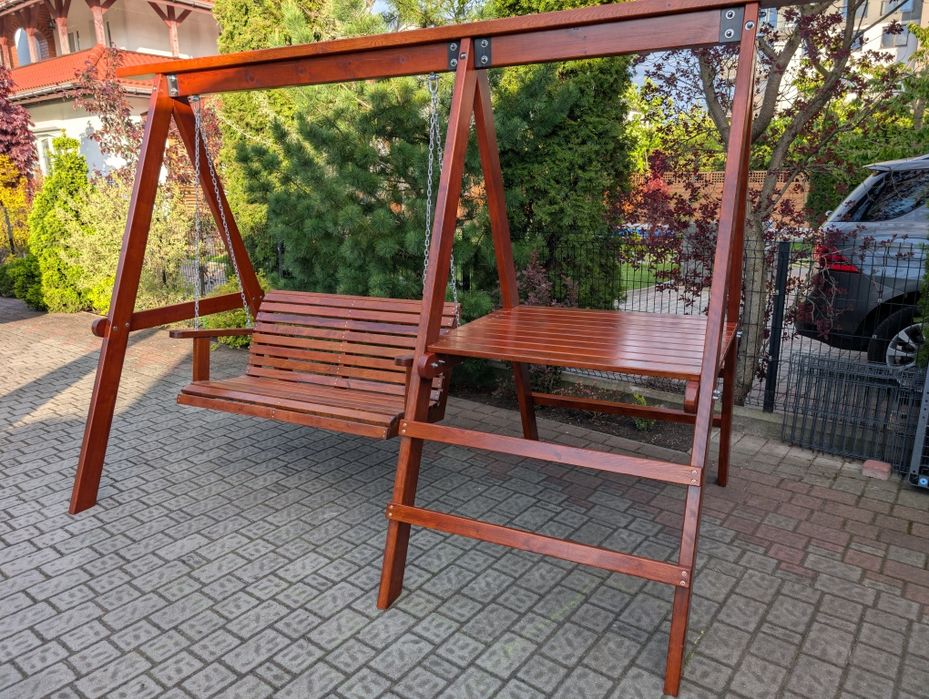 Huśtawka ogrodowa solidna