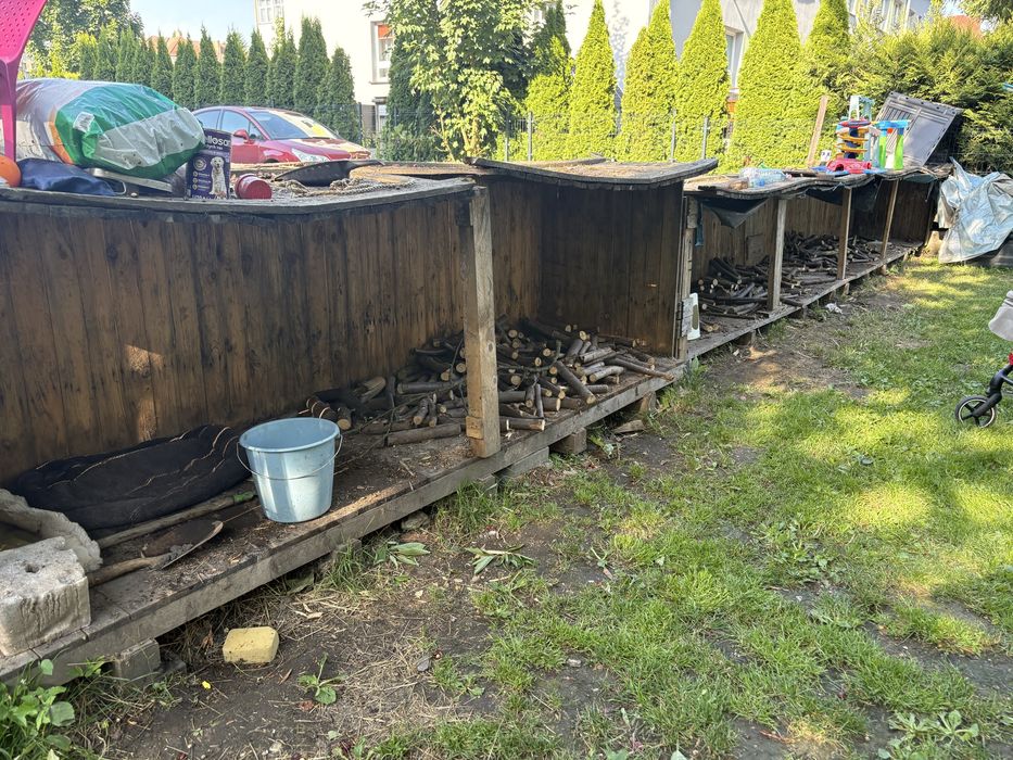 Stojak skrzynia na drewno drewutnia transport