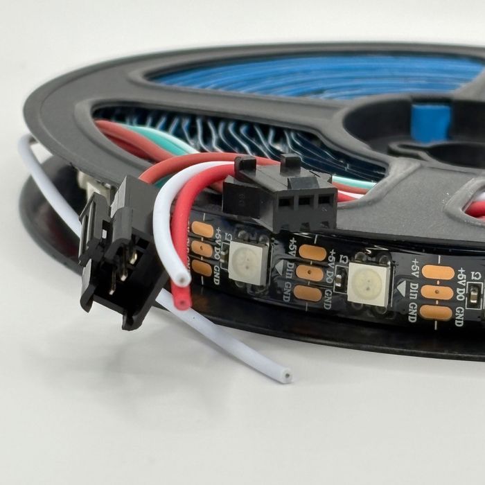 WS2812B Taśma LED, Adresowalna 60 diod/m, czarne PCB, DC 5V