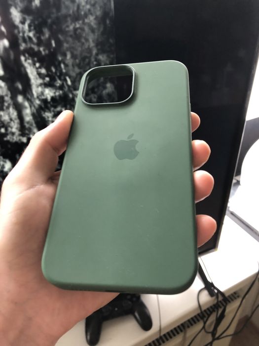 Чехол Apple с MagSafe цвет хакки на IPhone 12 pro max