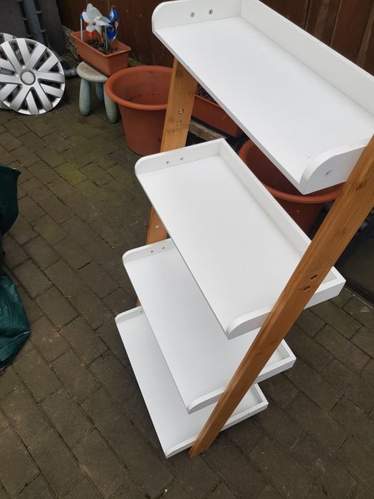 Regal na balkon stojak drabina 180x55cm