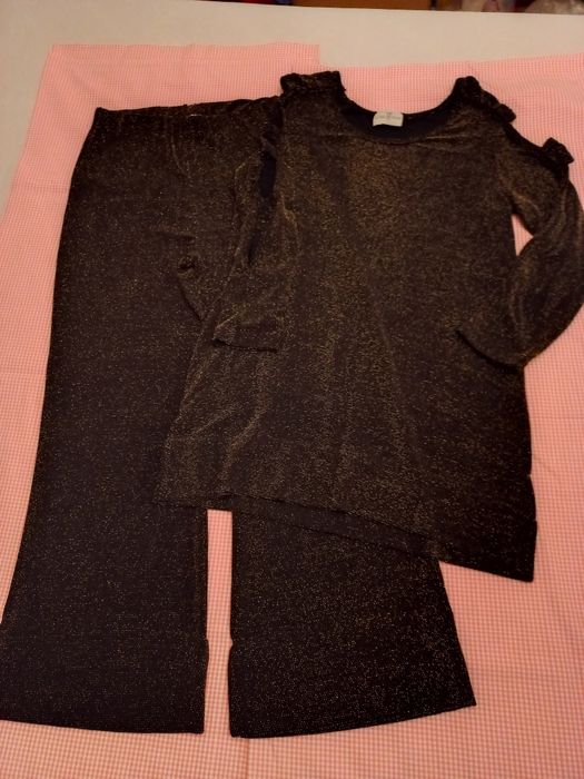 Conjunto novo de calça e túnica  en lurex