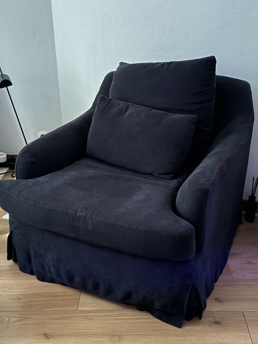 Armachair Zara Home Van Duysen Azul Escuro