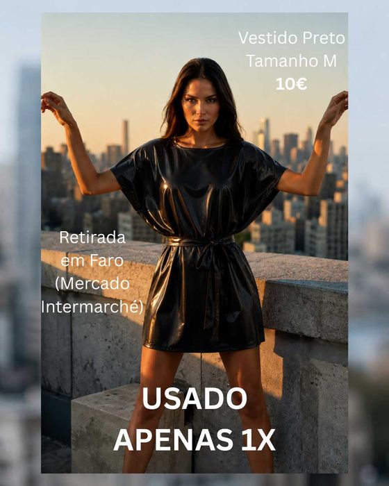 Vestido Preto Tamanho M 10€