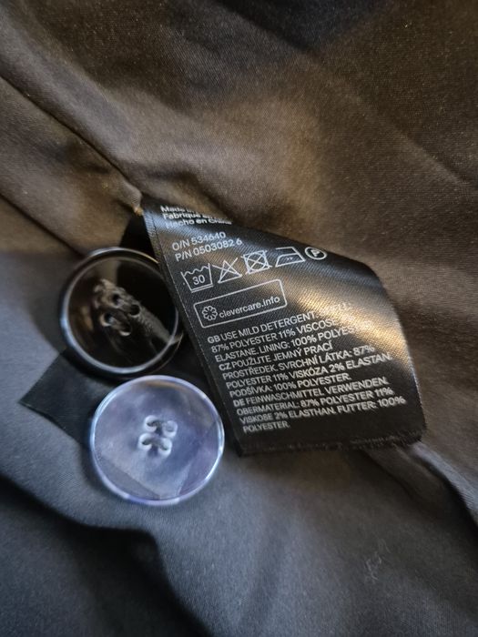 Szary Płaszcz H&M xS