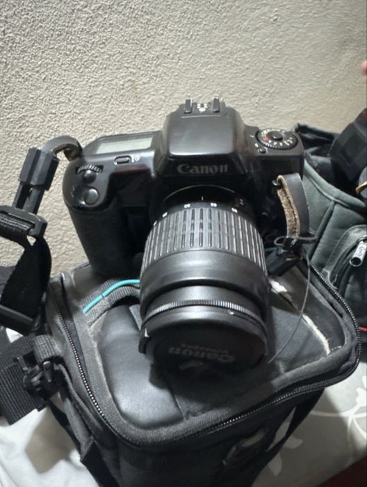 Kit Fotografia Canon EOS Analógica + 2 Lentes + Flash 420EZ