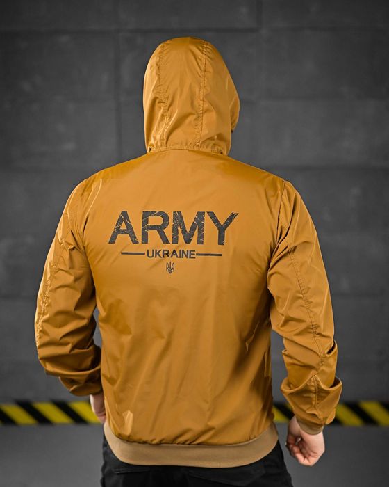 Тактична вітровка ARMY UKRAINE койот з тризубом Без передоплати