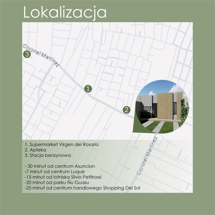 Paragwaj | Nowy dom 3 sypialnie | Przedsprzedaż 86 tys. USD