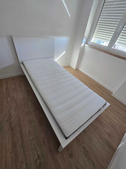 Pendente Sr Luis cama de solteiro com colchão entrega gratuita