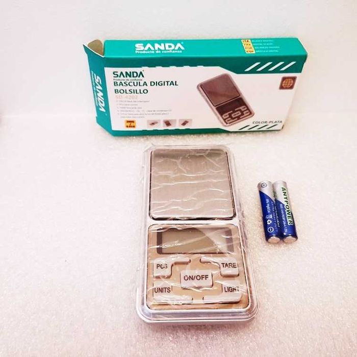 Balança de Precisão Digital de Bolso Sanda Sd-4202 0.01-200gr. Novas