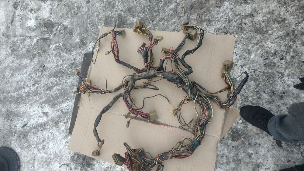 Підпанельна проводка 2109 висока панель