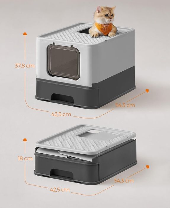 Kuweta dla kota z pokrywką