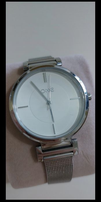 Relógio One, de prata