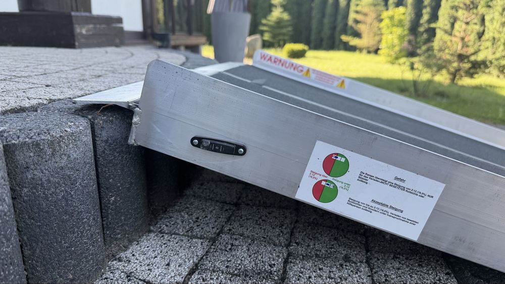 Najzdy rampa dla wózka aluminiowa netti
