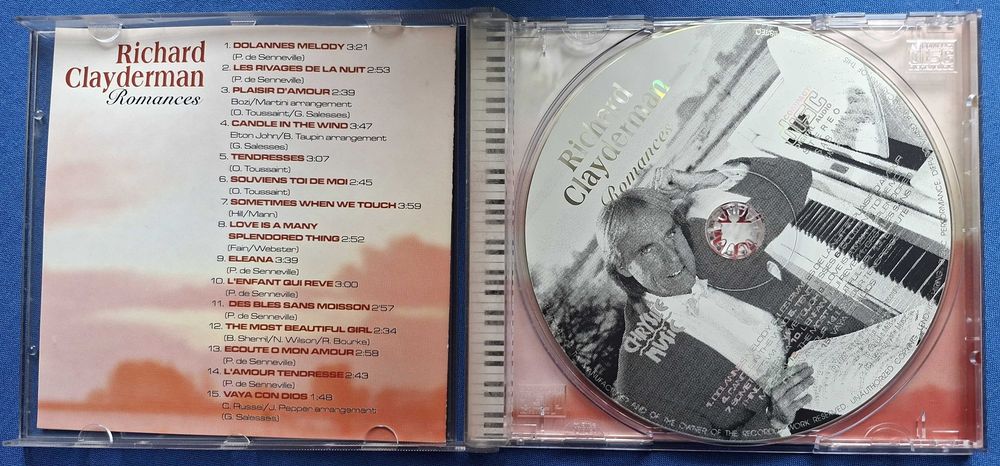 Richard Clayderman Romances CD