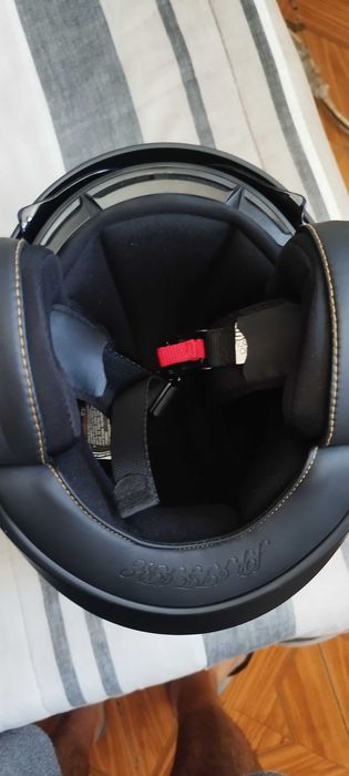 Capacete LS2 aberto estilo piloto de avião