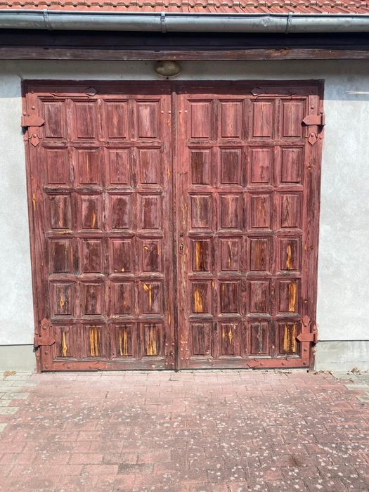 Brama garażowa drewniana 244/244