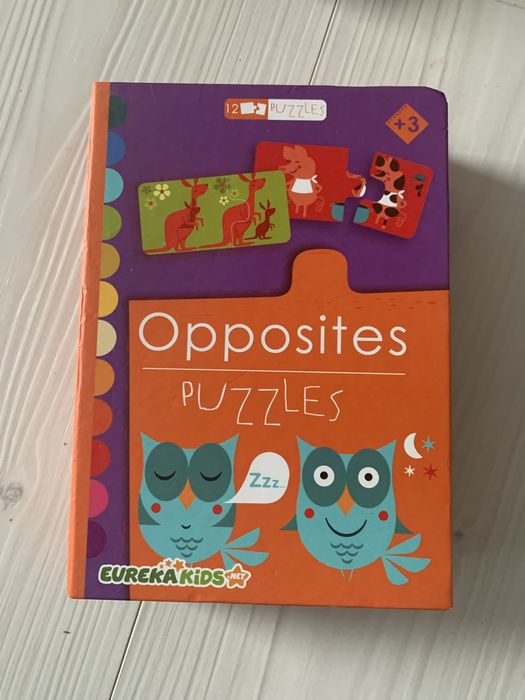 Puzzle grube Opposites Eureka kids