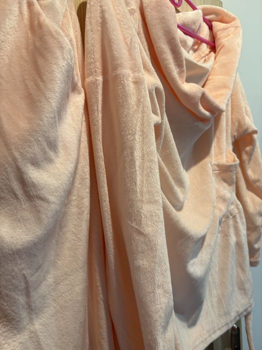 Morelowy nowy dres welurowy bluzka spodnie rozm 38/40