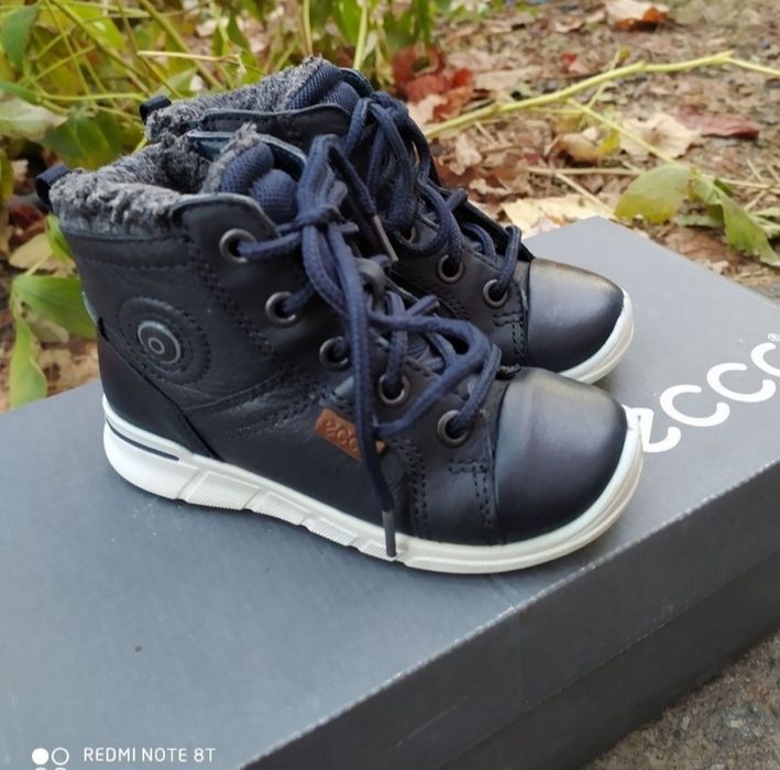 Ecco 24 ботинки на хлопчика зимові черевики чоботи сапоги взуття ессо