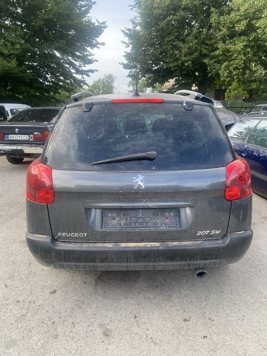 Бампер крило пежо 207 sw Peugeot 207 SW запчастини розборка