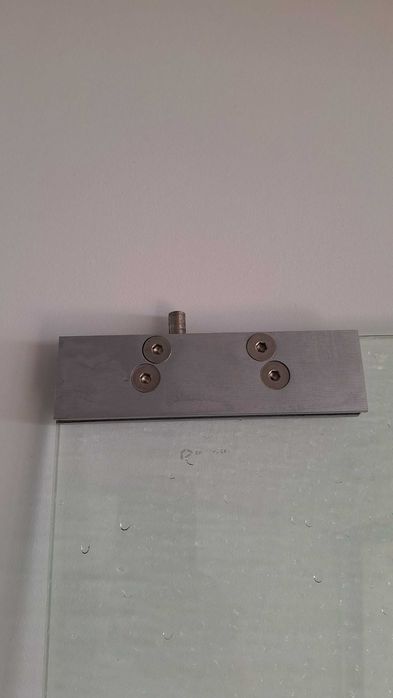 Porta de Vidro Temperado + ferragens