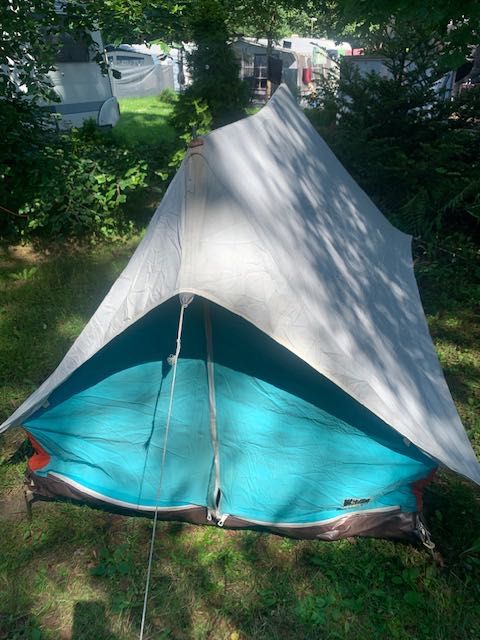 Namiot 2 osobowy Czechosłowacja czar PRL -U Legionowo nostalgia młodoś