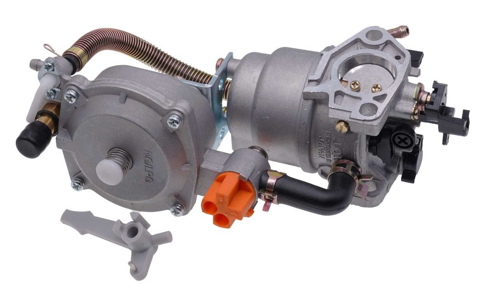Карбюратор мотоблока GX390, 188F 5-8 kWt + газовый редуктор, gen1827