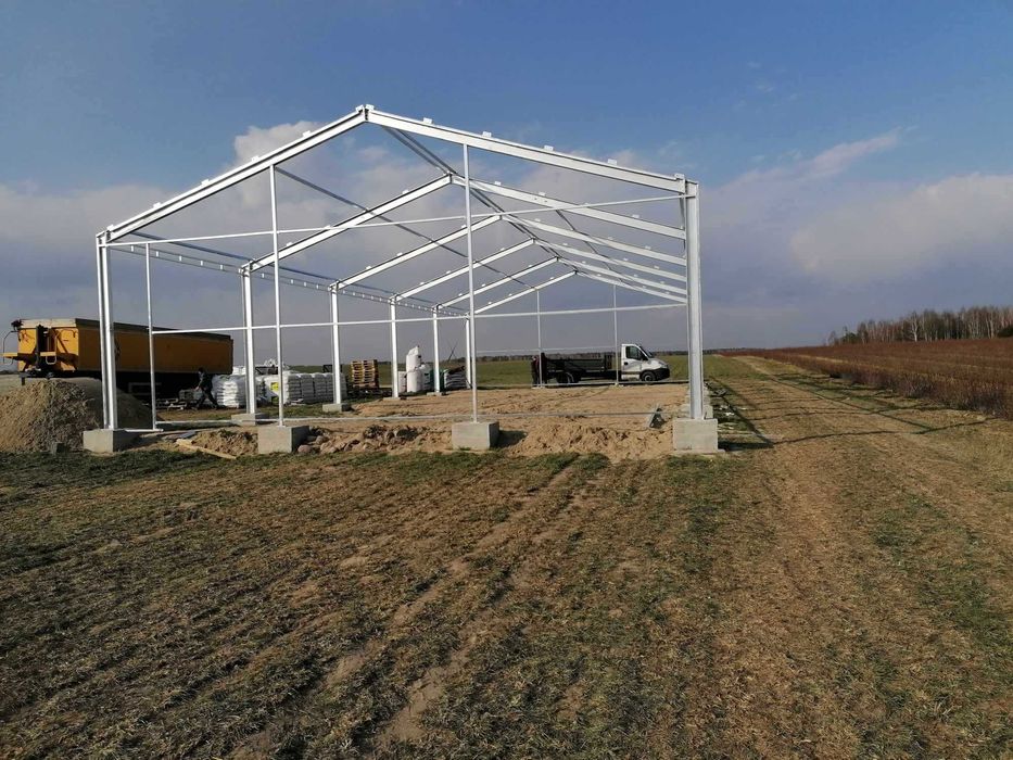 Konstrukcja hali 8x25x5m