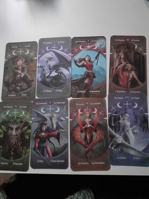 Karty legends tarot Anne Stokes