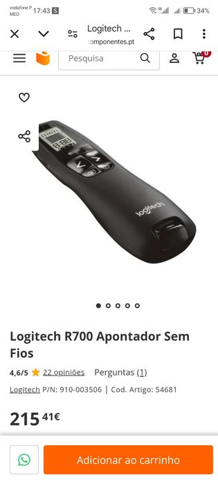 Logitech R700 Wireless Presenter438006282694830084
