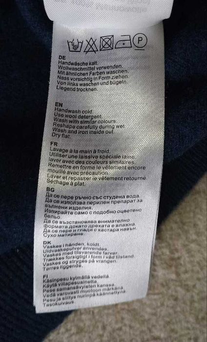 Мужской свитер Fynch-Hatton ,V-образный вырез,шерсть премиум-класса,XL