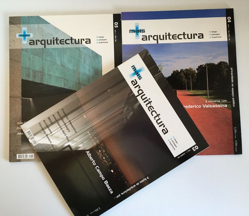 Revistas "+ mais arquitectura" NOVAS
