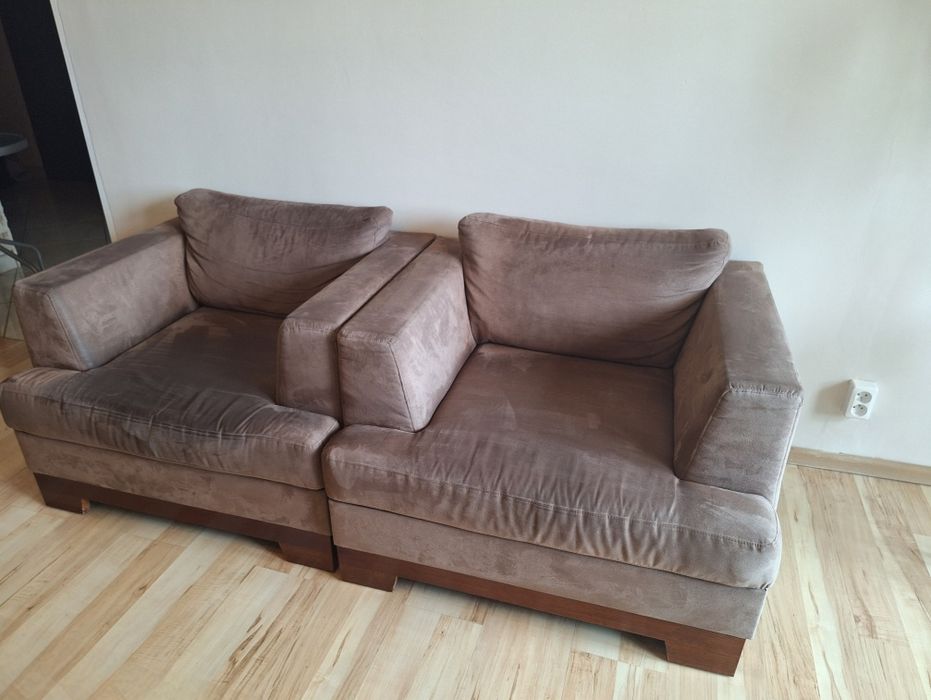 Fotele brązowe do salonu